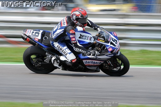 2009-05-09 Monza 2242 Superbike - Qualifyng Practice - Ben Spies - Yamaha YZF R1